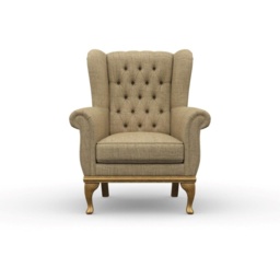 Wood Bros Watton Armchair - Moon Fabric Grade D - thumbnail 2