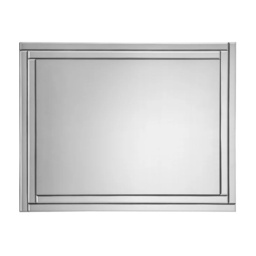 Julian Bowen Deco Frameless Wall Mirror - thumbnail 2