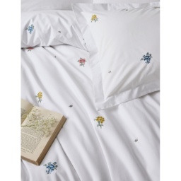 Historic Royal Palaces Royal Embroidery Duvet Set - White - King - thumbnail 3