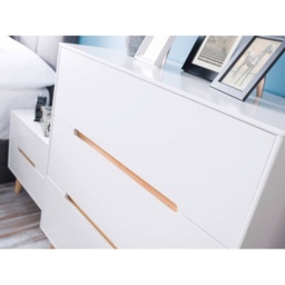 Julian Bowen Alicia 2 Drawer Bedside Table - thumbnail 3
