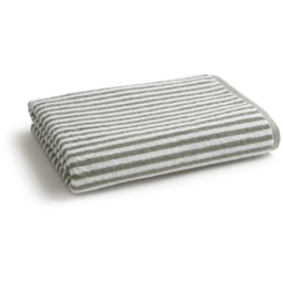 Christy Portobello Stripe Cotton Towel - Sage - Bath Sheet - thumbnail 6