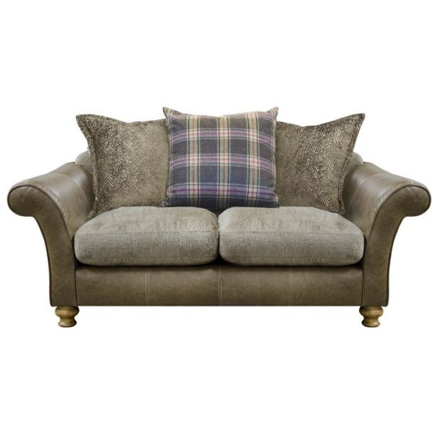 Milton 2 Seater Pillow Back Sofa - Leather Grade C - image 1