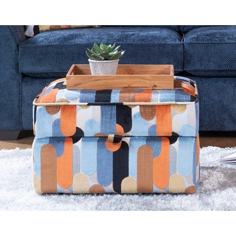 Taylor Footstool in Fabric - Grade E