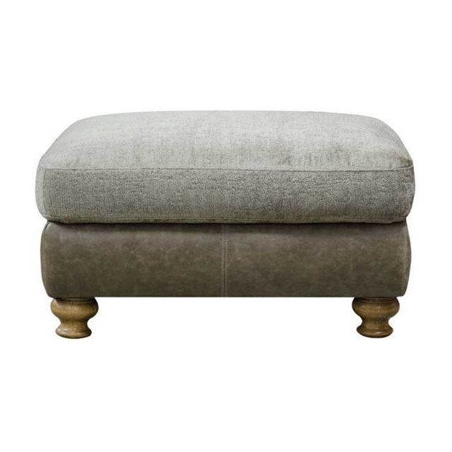 Milton Footstool - Leather Grade C