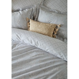 Historic Royal Palaces Tijou Duvet Set - Porcelain Blue - Super King - thumbnail 2