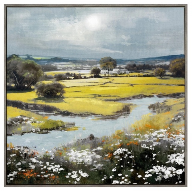 Art Marketing Summer Splendour Framed Canvas - image 1