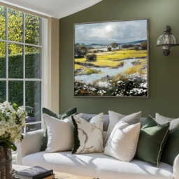 Art Marketing Summer Splendour Framed Canvas - thumbnail 4