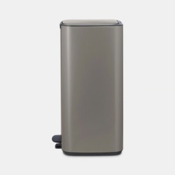 Brabantia Bo Pedal Bin 30L - Platinum - thumbnail 2