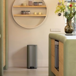Brabantia Bo Pedal Bin 30L - Platinum - thumbnail 4