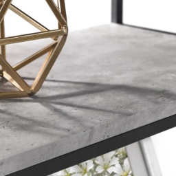 Julian Bowen Staten Tall Concrete Bookcase - thumbnail 5