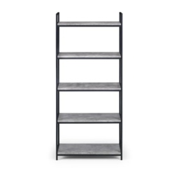 Julian Bowen Staten Tall Concrete Bookcase - thumbnail 4
