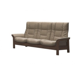 Stressless Buckingham High Back 3 Seater Recliner Sofa - Noblesse Leather - thumbnail 3