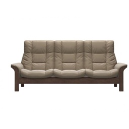 Stressless Buckingham High Back 3 Seater Recliner Sofa - Noblesse Leather - thumbnail 2