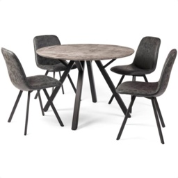 Trento 110cm Round Dining Table - thumbnail 2