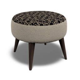 Orla Kiely Roundwood Stool - House Plain and Pattern Fabric - thumbnail 6