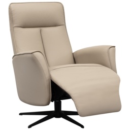 G Plan Visby Manual Recliner Chair - Leather Grade N - Black Base - thumbnail 3