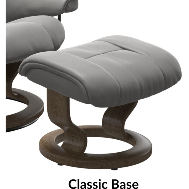 Stressless Mayfair Footstool - Cross - Fabric - image 1