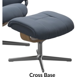 Stressless Mayfair Footstool - Cross - Fabric - thumbnail 3
