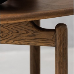 G Plan Marlow Round Lamp Table - Walnut - thumbnail 5