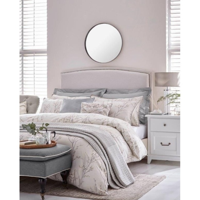 Laura Ashley Pussy Willow Dove Grey Duvet Set - Single - image 1
