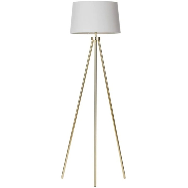 BHS Tristan Floor Lamp - Brass - image 1