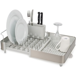 Joseph Joseph Extend Steel Expandable Dish Rack - Light Stone