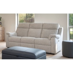 Parker Knoll Arizona 3 Seater Power Recliner Sofa - Fabric Grade C - Power Recliner - With Heated Seats - thumbnail 1