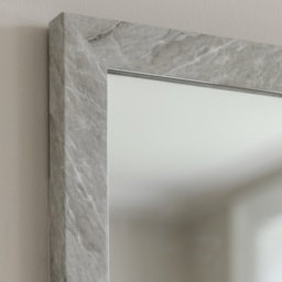 Gallery Direct Romano Rectangle Mirror 57x77cm - Marbled White - thumbnail 2