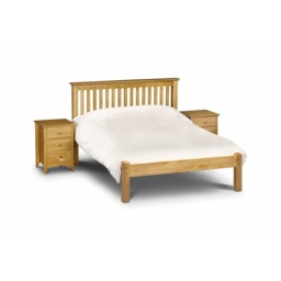 Julian Bowen Bed Barcelona Low Foot End Pine - Small Double - thumbnail 2
