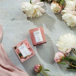 Ashleigh and Burwood Scented Home Peony Candle Votive - 70g - thumbnail 2
