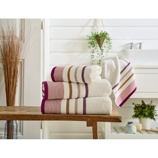 Deyongs Portland Stripe Supersoft Towel - Jewells - Bath Sheet - image 1