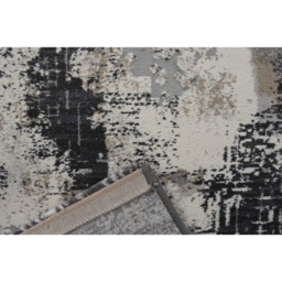 Mastercraft Canyon Polyester Heatset Rug 52068/6676 - Charcoal - 160x230cm - thumbnail 2