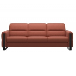 Stressless Fiona Leather 3 Seater Sofa - Noblesse Leather - 2 x Upholstered Arms - thumbnail 2