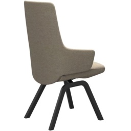 Stressless Vanilla High Back D200 Dining Chair With Arms - Paloma Leather - thumbnail 4