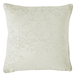 William Morris At Home Strawberry Thief Embossed Cushion 50cm - Oyster - thumbnail 1