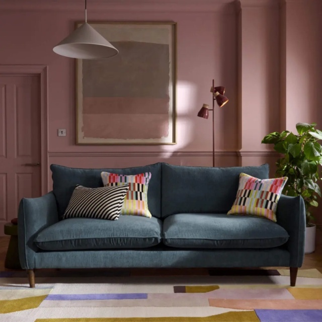 Vogue Williams Kenmare Large Sofa - Soft Chenille - image 1