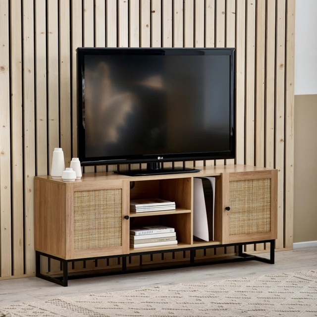 Julian Bowen Padstow TV Unit - Oak - image 1
