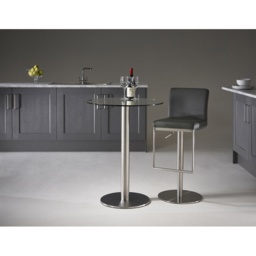 HND Helsinki Circular Stool Table - 70cm Diameter - Glass - thumbnail 5