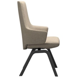 Stressless Vanilla High Back D200 Dining Chair With Arms - Fabric - thumbnail 2