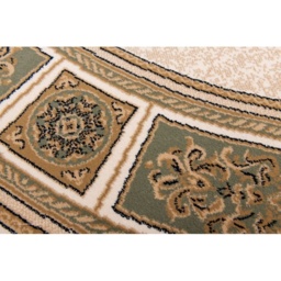 Mastercraft 057-0801/6444 Da Vinci Round Rug - Beige/Green - 200cm Circle - thumbnail 3