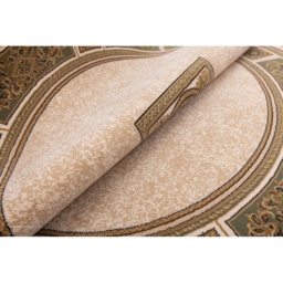 Mastercraft 057-0801/6444 Da Vinci Round Rug - Beige/Green - 200cm Circle - thumbnail 4