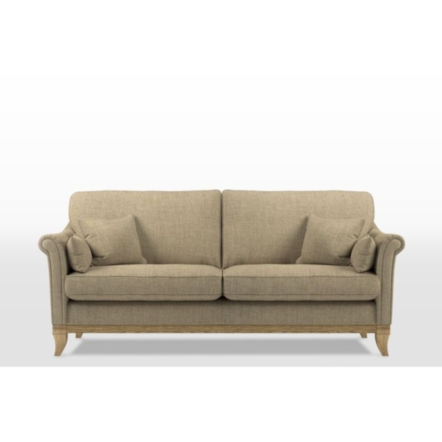 Wood Bros Weybourne Large 3 Seater Sofa - Moon Fabric Heritage 2 - image 1
