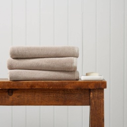 Christy Brixton Textured Towel - Pebble - Bath - thumbnail 1