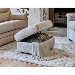 G Plan Ledbury Storage Footstool - Leather Grade H - thumbnail 1