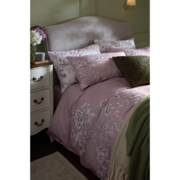 Laura Ashley Rowsham Garden Dark Blush Duvet Set - Pink - Single - thumbnail 3