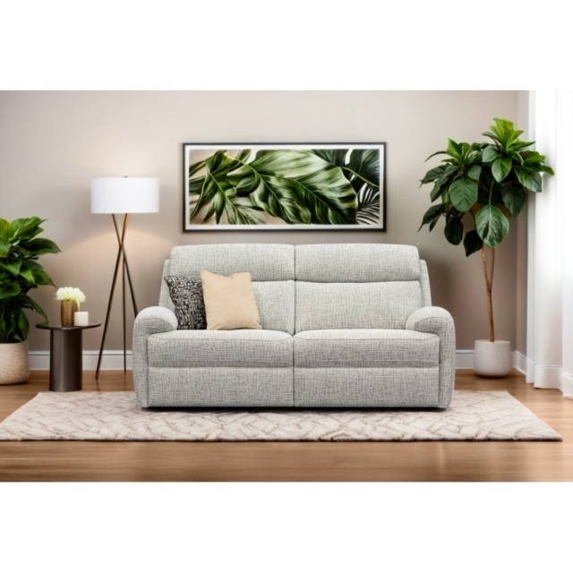 G Plan Hardy 3 Seater Fabric Sofa - Fabric Grade W - With Heated Seats - image 1