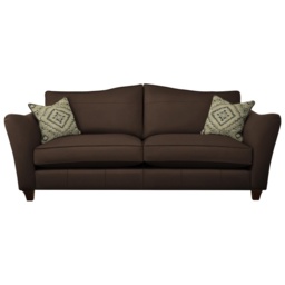 Parker Knoll Harriet Grand Formal Back Leather Sofa - Standard Leather - thumbnail 1