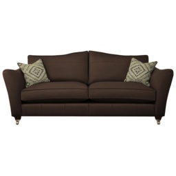 Parker Knoll Harriet Grand Formal Back Leather Sofa - Standard Leather - thumbnail 2