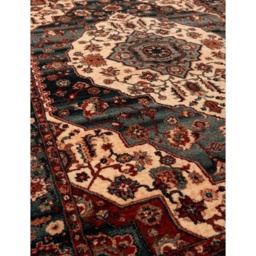 Mastercraft 4377/400 Kashqai Wool Wilton Rug - Green - 135cm x 200cm - thumbnail 4