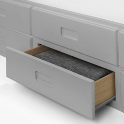 Julian Bowen Maisie Bed With Underbed and Drawers - Dove Grey - thumbnail 4